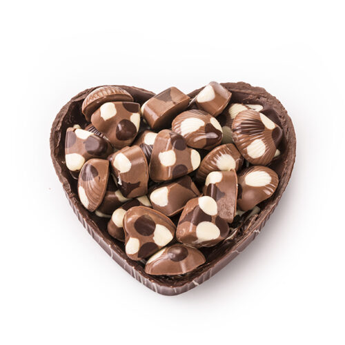 Heart With Choco Shells 234g